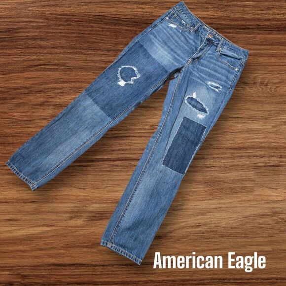 American Eagle Outfitters Tom GIrl Denim Jeans - Picture 1 of 8